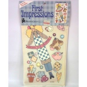 Provo Craft First Impressions Rub-on Transfers Farmhouse Welcome 48-4534 New